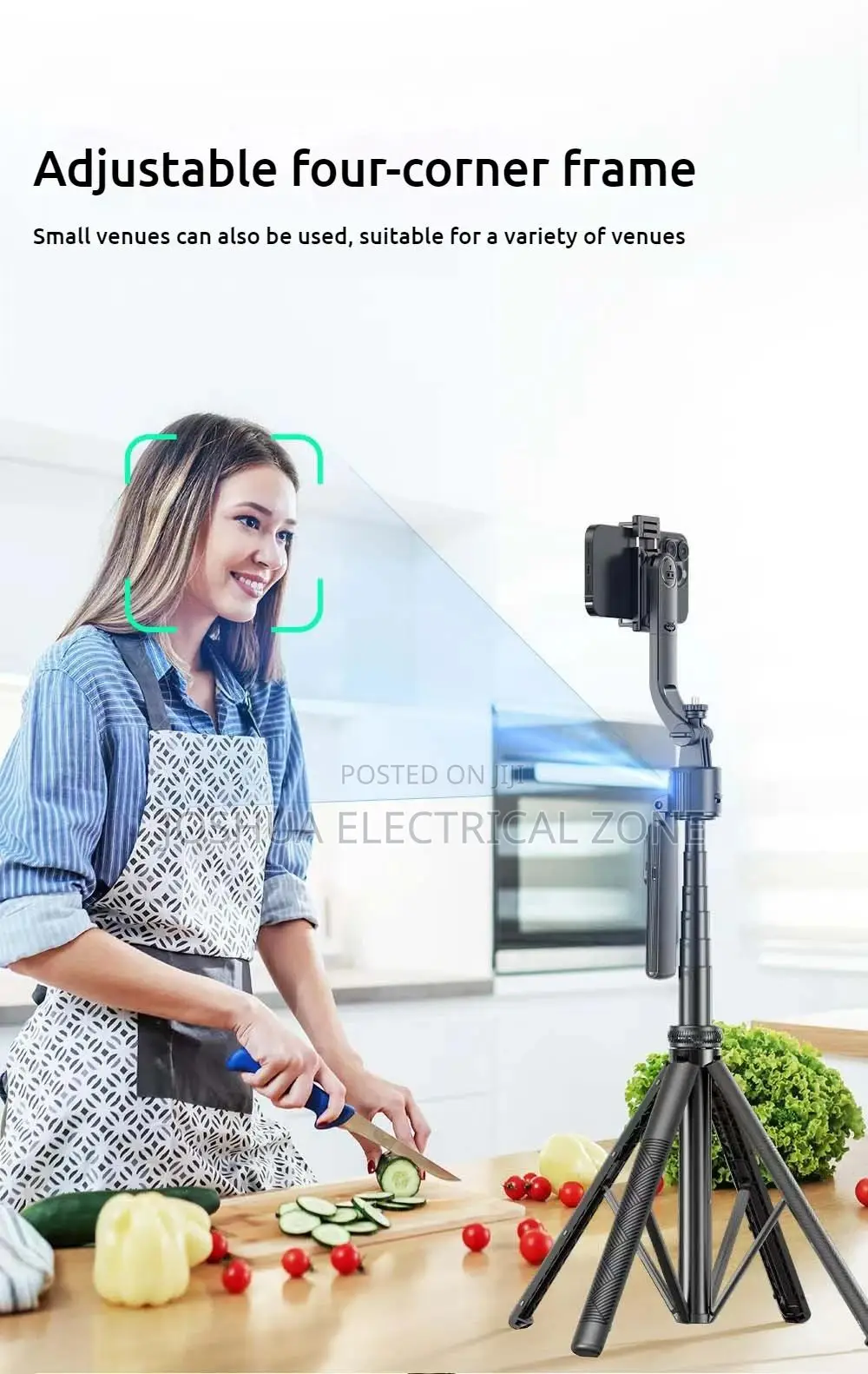 Ai Face Tracking Selfie Stick Tripod 163.5 Cm Long