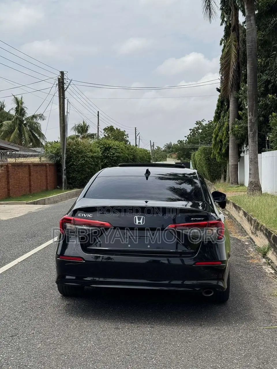 Honda Civic Sport CVT 2024 Black