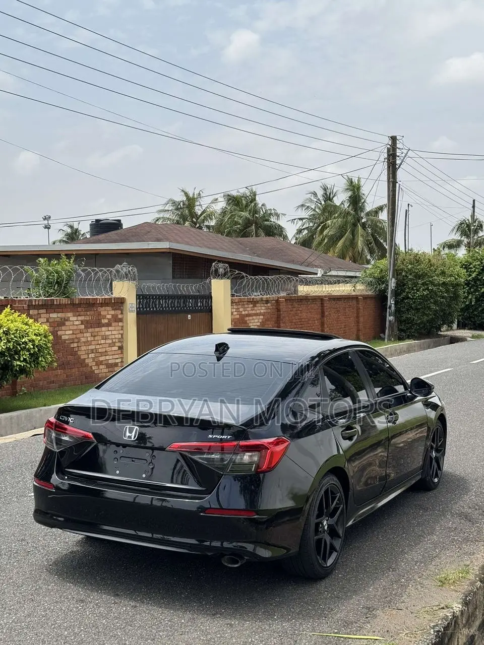 Honda Civic Sport CVT 2024 Black