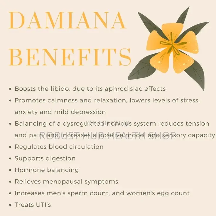 Damiana for Sexual Health