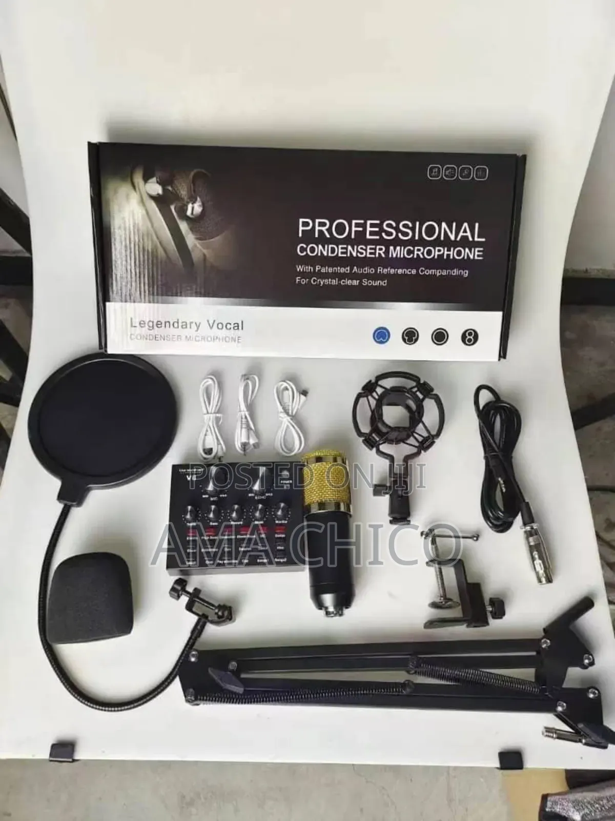 Studio Microphone (Professional Condenser Microphone)