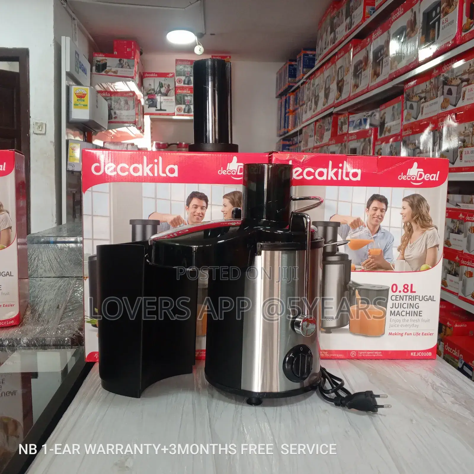 Energy Saving Decakila Juicing Machine 0.8l