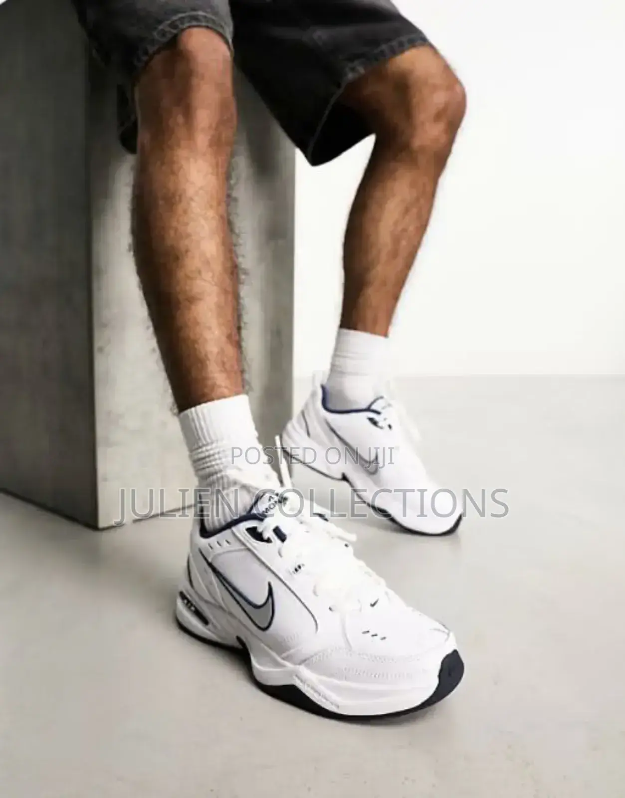 Nike Air Monarch Black and White