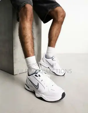 Nike Air Monarch Black and White