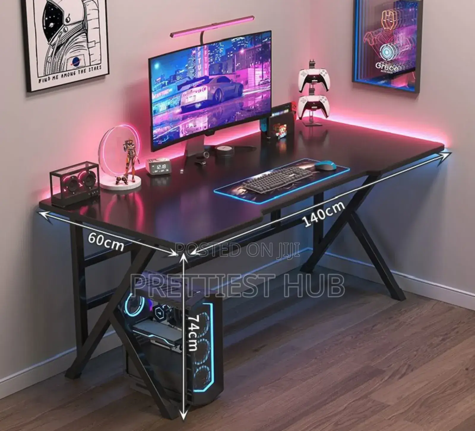 K - Shape Computer and Office Desk