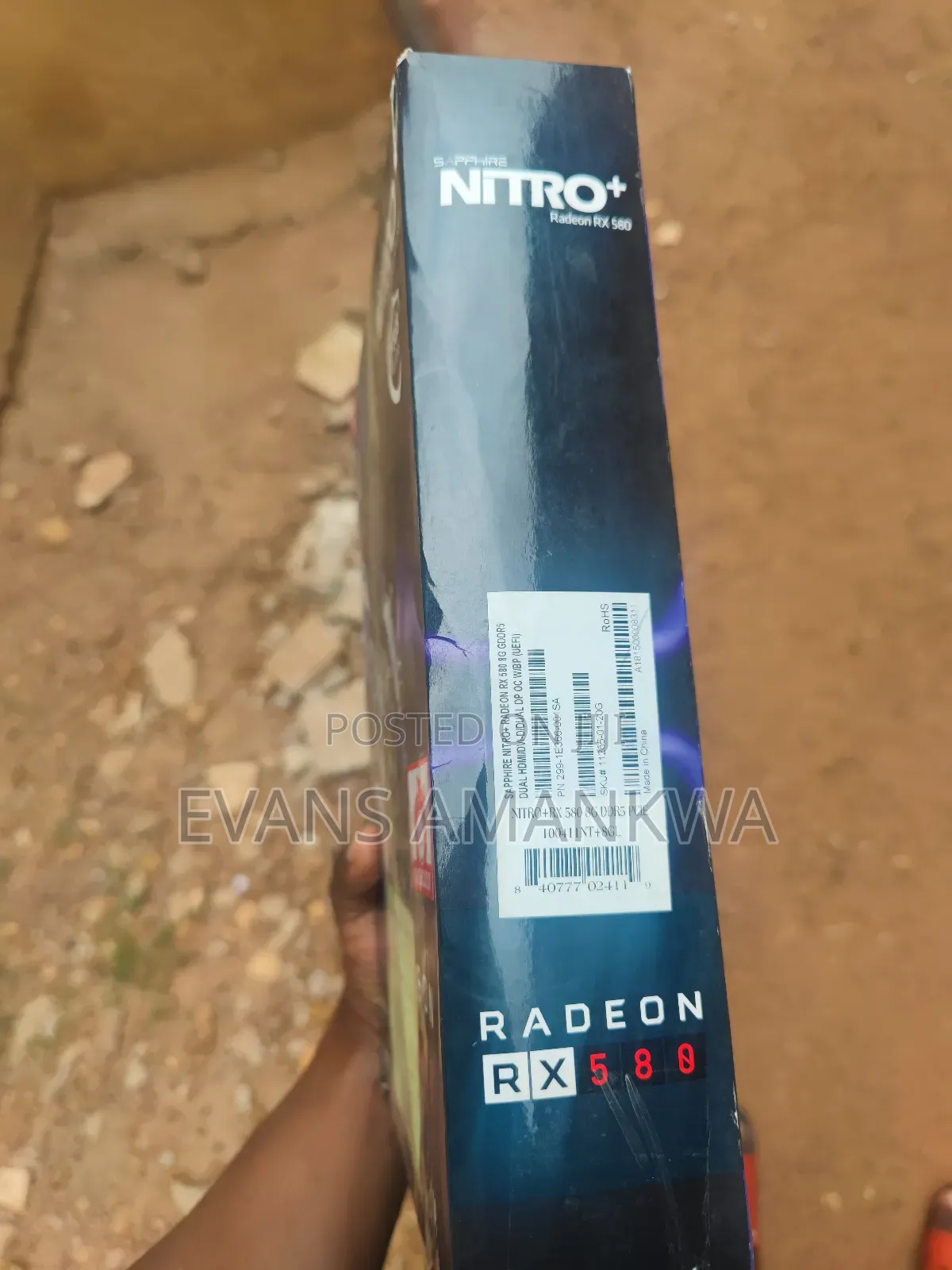 Sapphire Rx580 Nitro+ 8gb