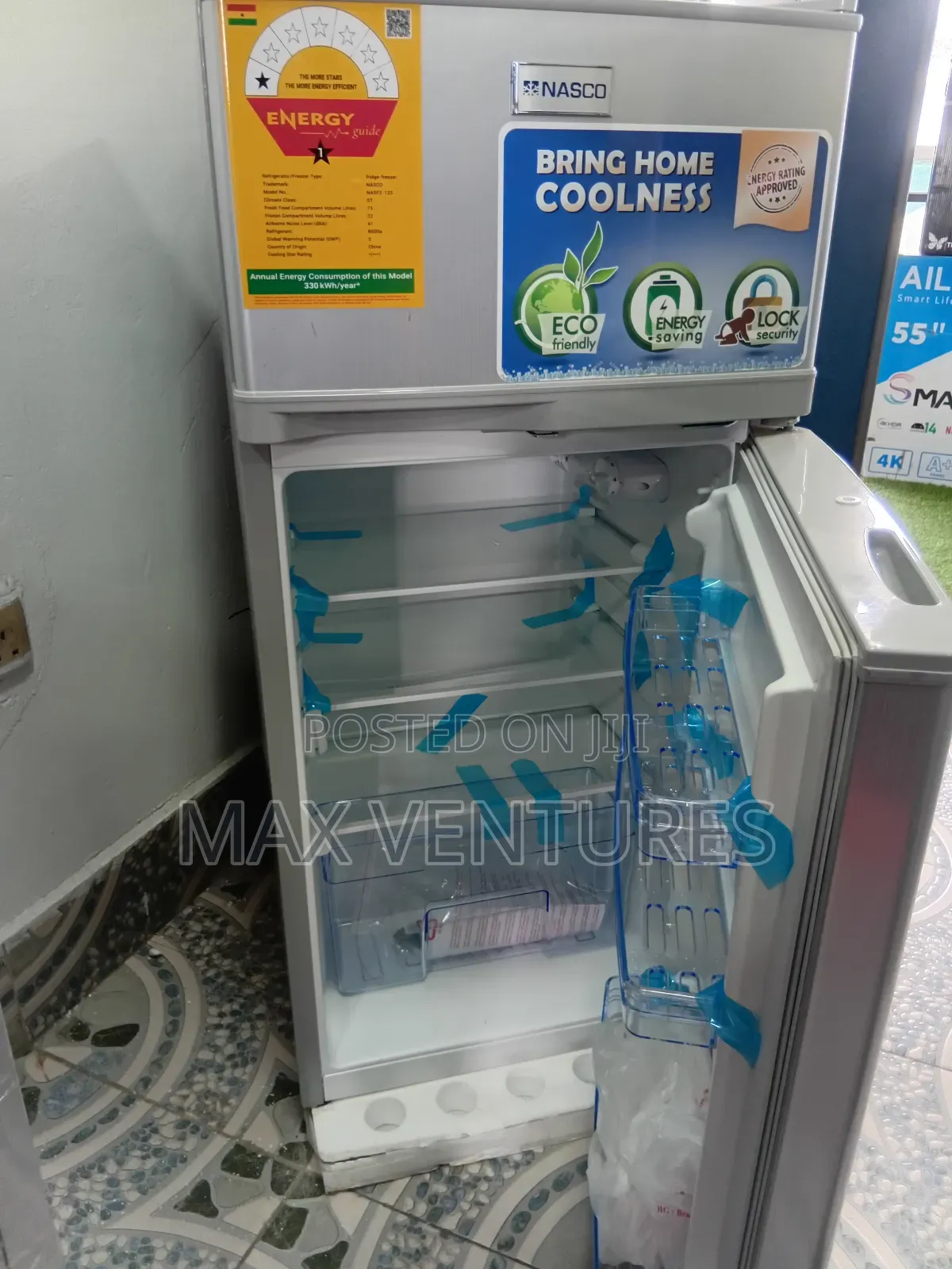Cooling Star Rating Nasco Fridge Freezer Nasf2-12s System