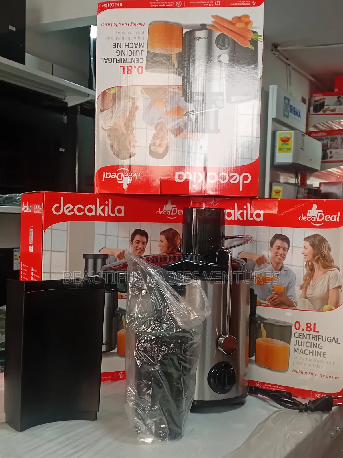 Decakila Fast Juice Maker,Decakila 0.8l Fresh Juicer