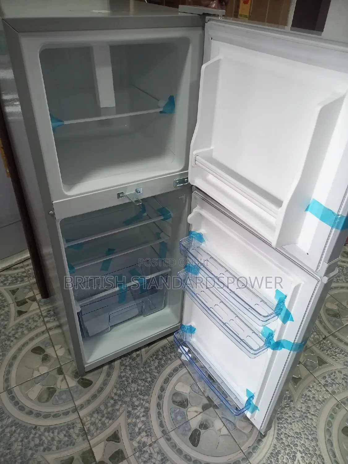 Nasco Powerful Compressor Fridge 108l Top Freezer Nasco