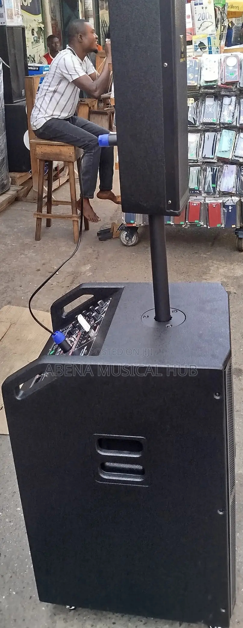 Bass and Medi Bluetooth Speaker With Two Microphones