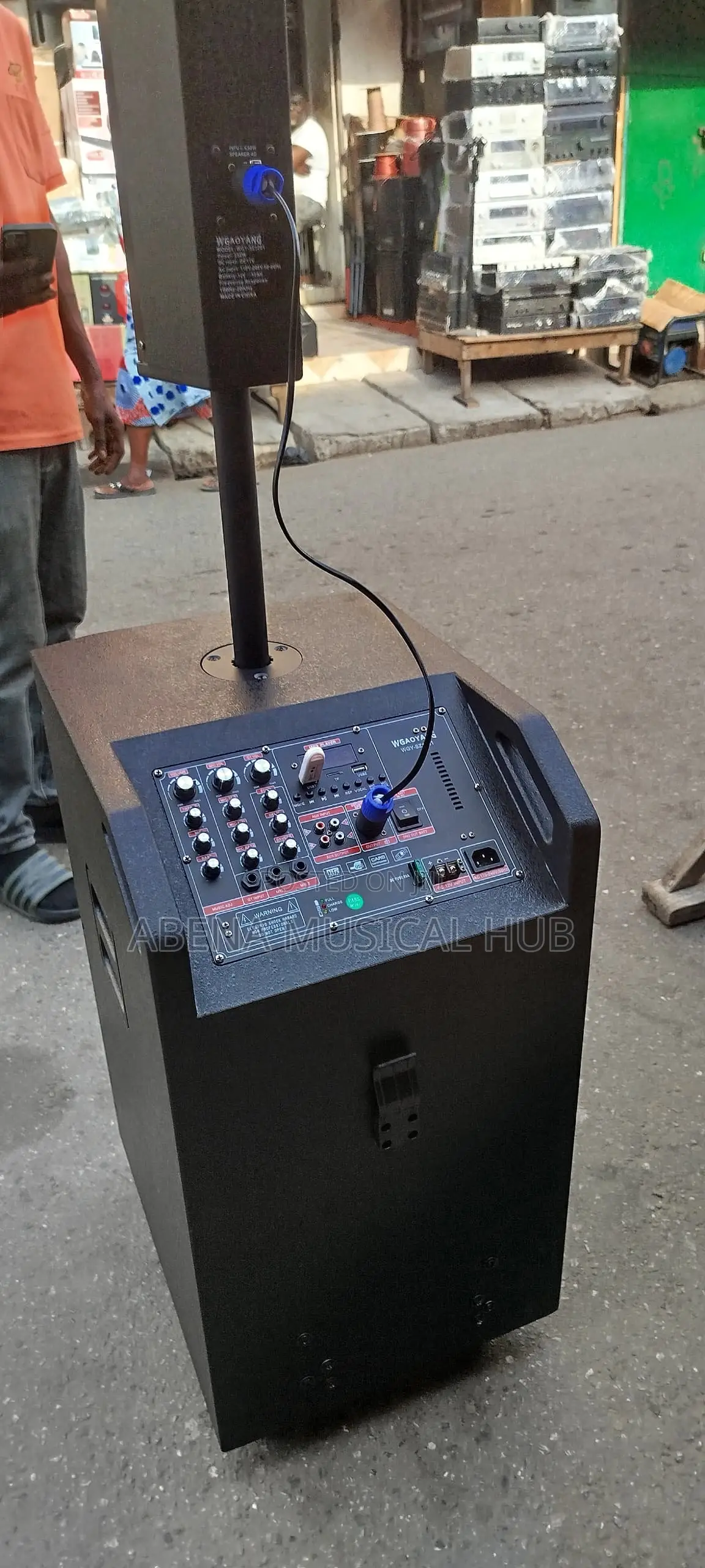 Bass and Medi Bluetooth Speaker With Two Microphones