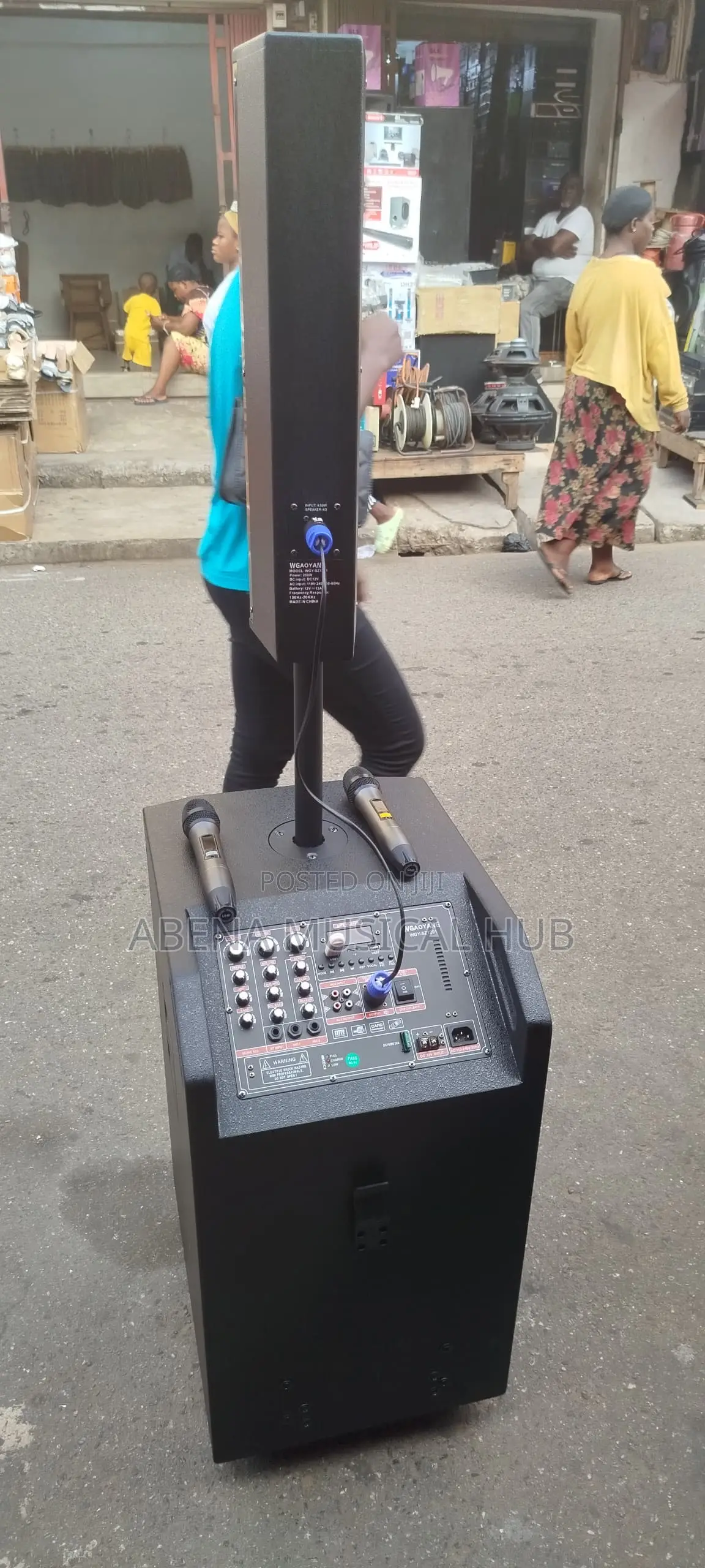 Bass and Medi Bluetooth Speaker With Two Microphones
