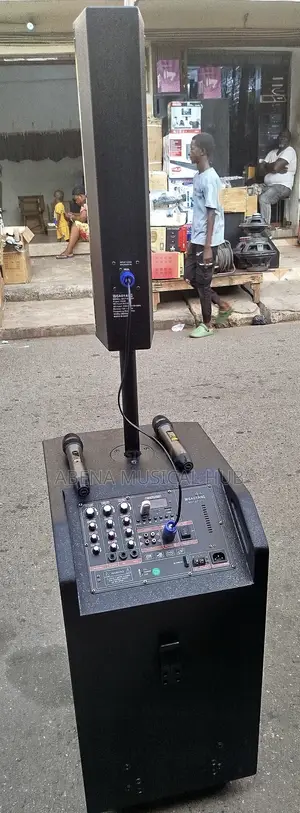 Bass and Medi Bluetooth Speaker With Two Microphones