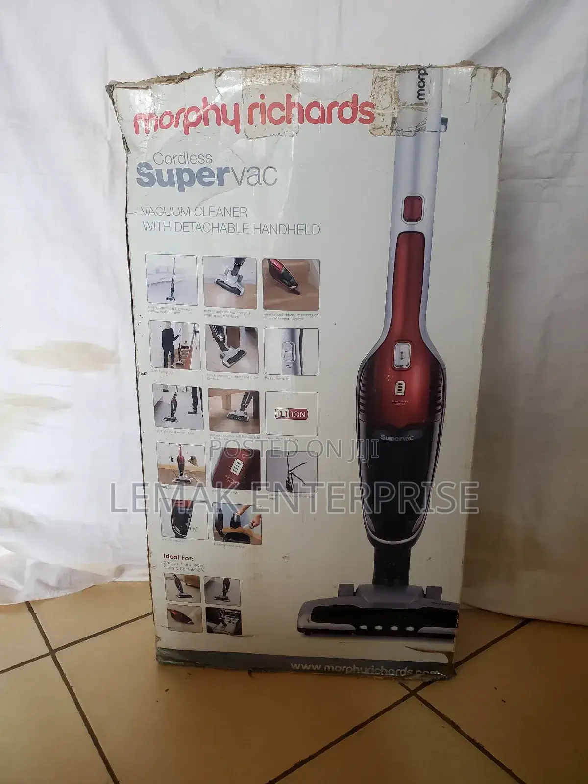 Morphy Richards Supervac 2-in-1 Cordless Vacuum Cleaner 700w