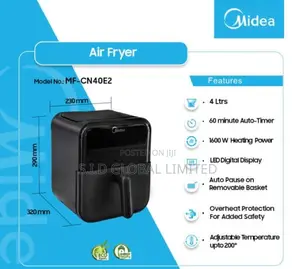 Midea 4ltr Autotimer Airfryer