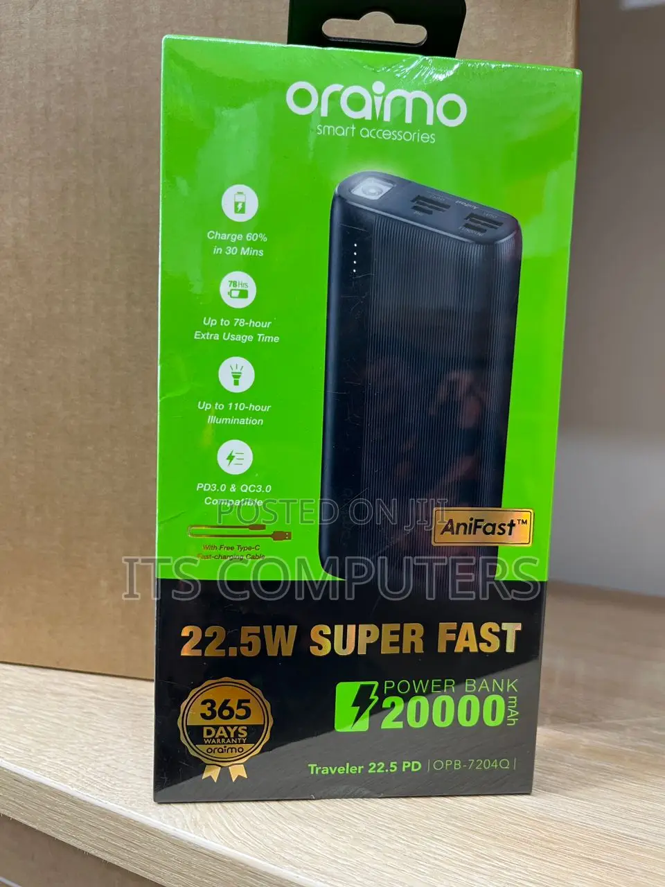 Oraimo 20000 Mah Power Bank