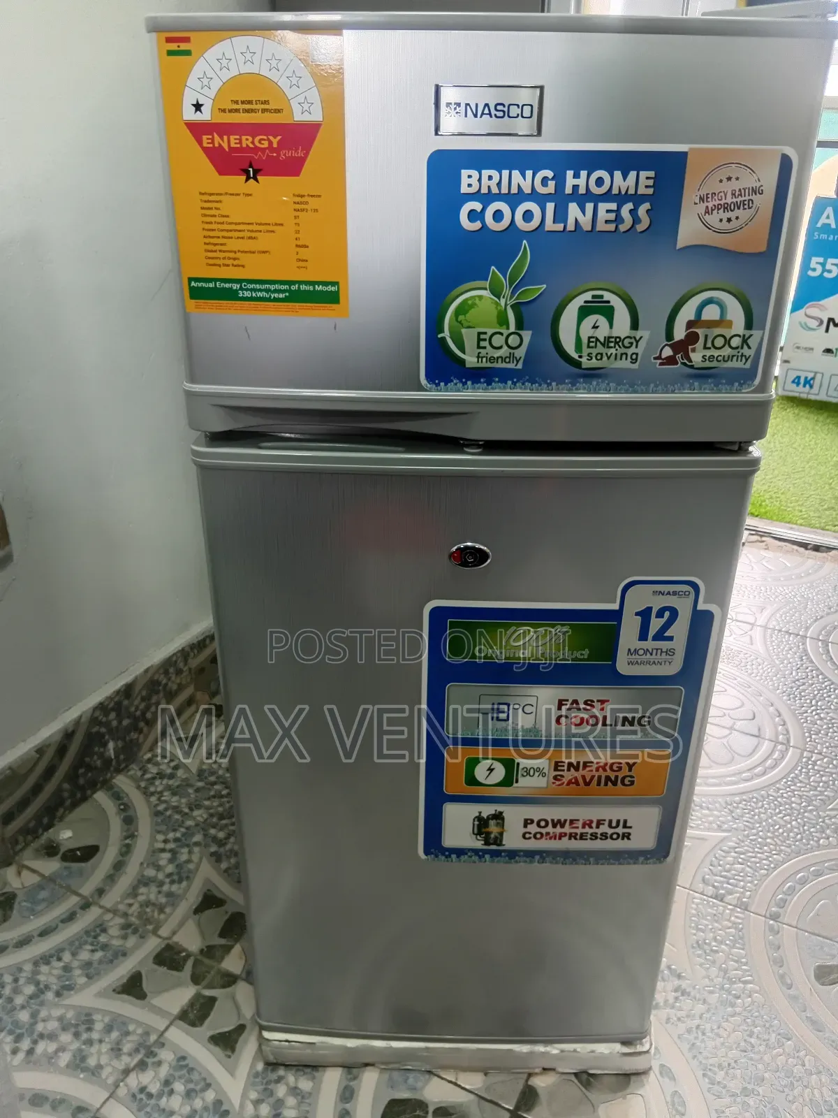 Brave Nasco Fridge Freezer Nasf2-12s Systematic Set