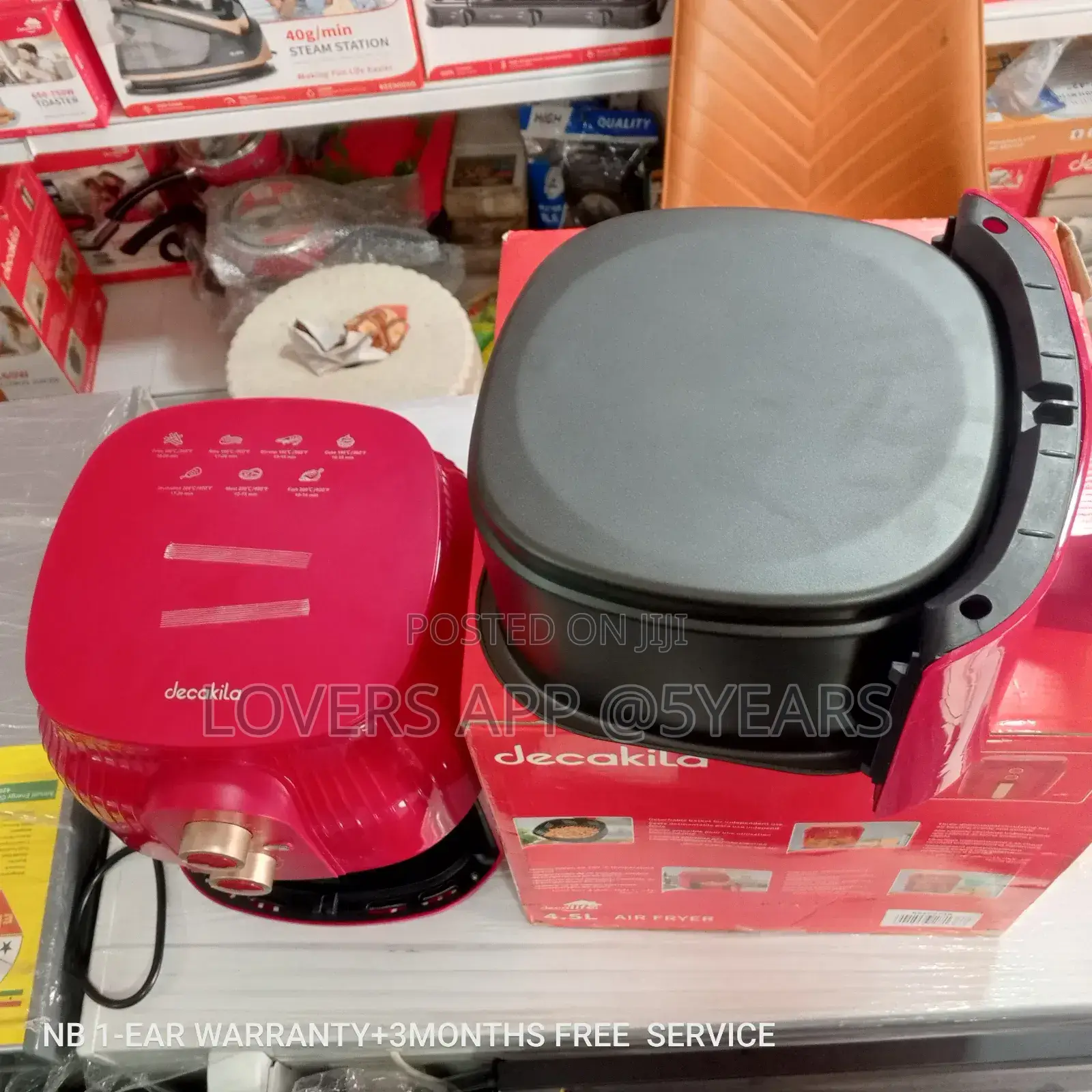 Energy Saving Decakila 4.5l Decakila Air Fryer