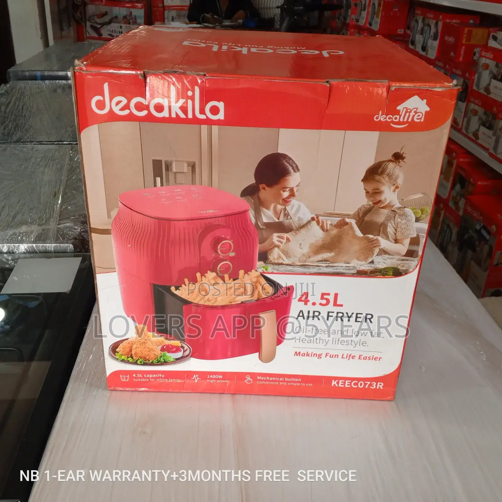 Well to Do Decakila 4.5l Decakila Air Fryer