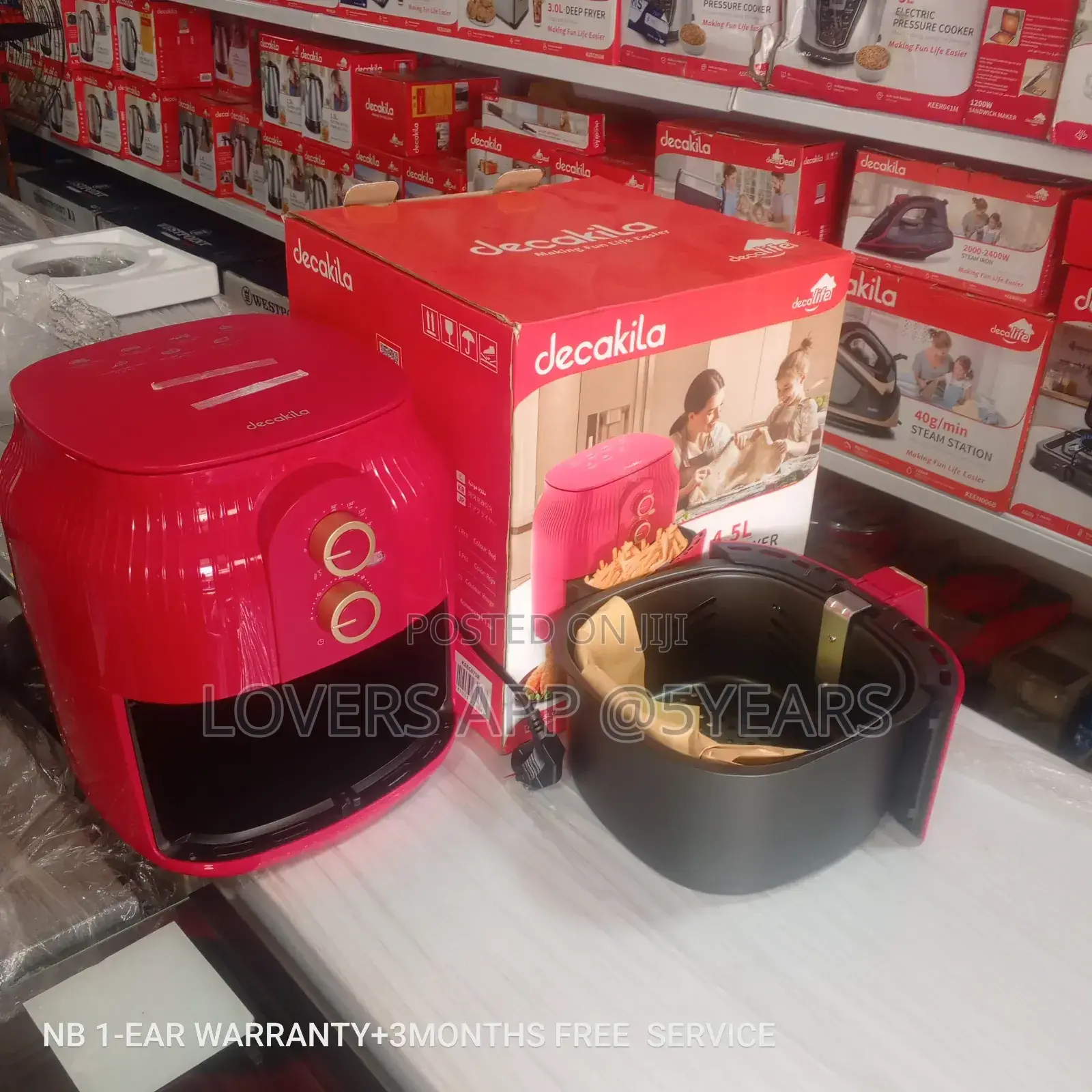 Gentle Use Decakila Air Fryer 4.5l Decakila Air Fryer