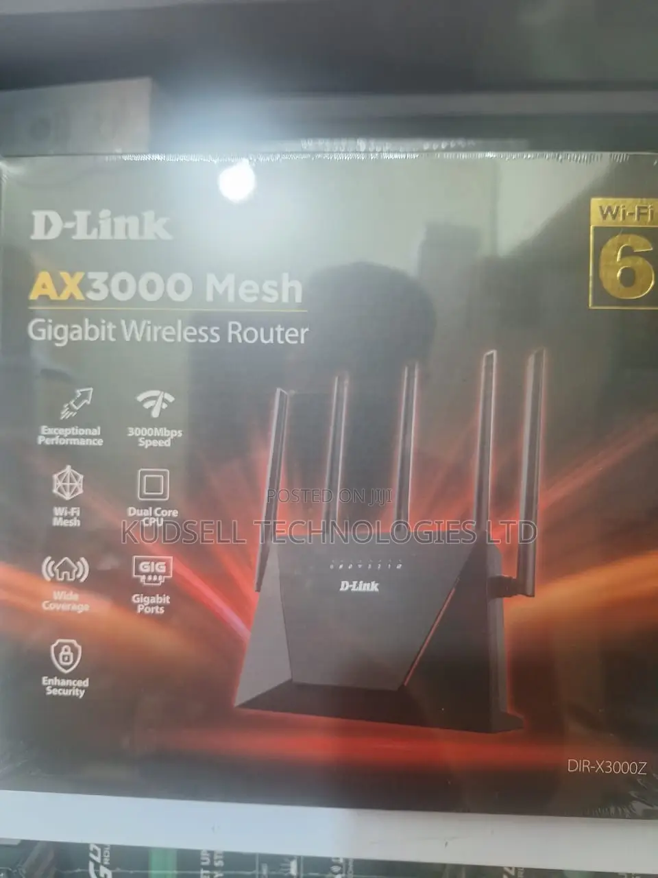 Dlink Ax3000 Mesh Gigabit Wireless Router Dir-X3000z Wifi 6