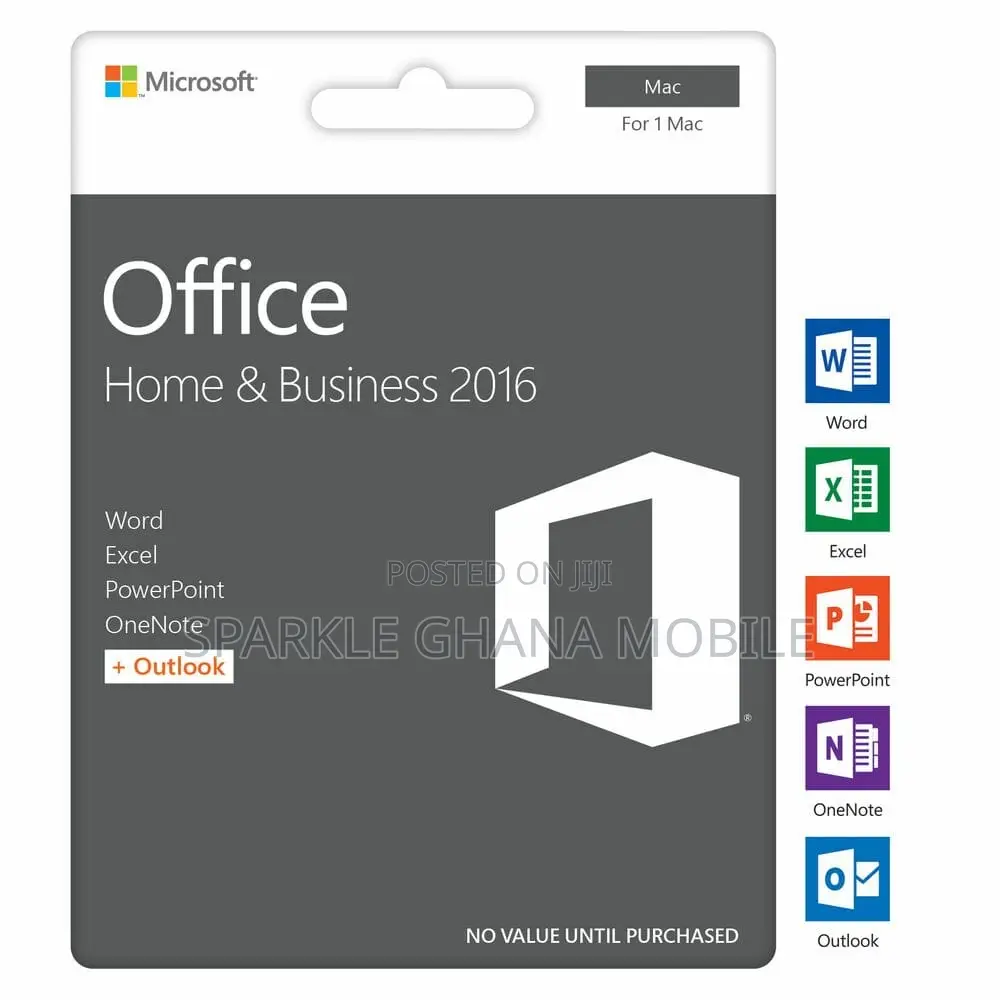 Microsoft Office 2016 Home And Business For 1 Mac Lifetime