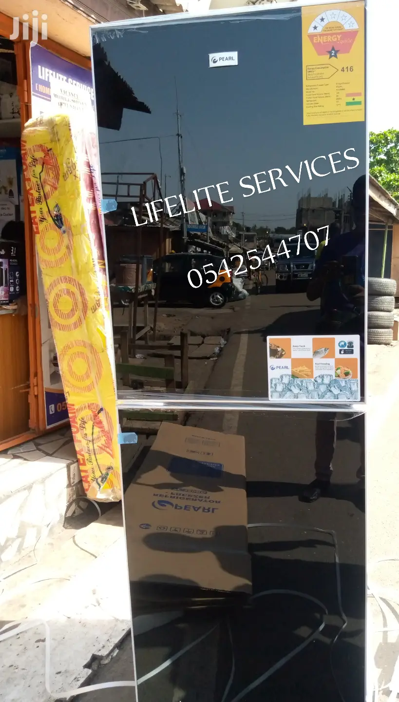 Mirror Door Fridge- Pearl