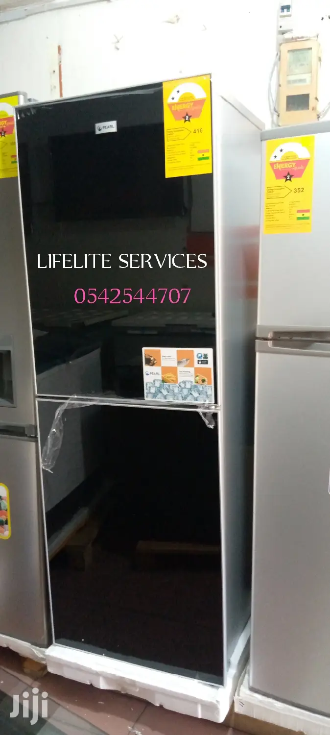 Mirror Door Fridge- Pearl