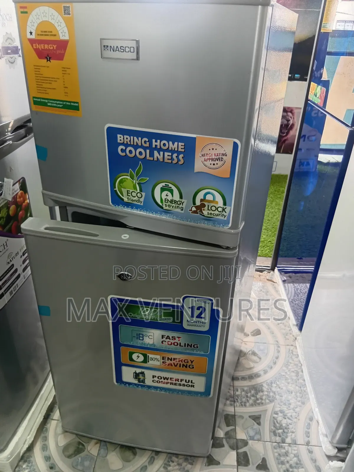 High Yield 108l Nasco Fridge Freezer Nasf2-14s Energy Set