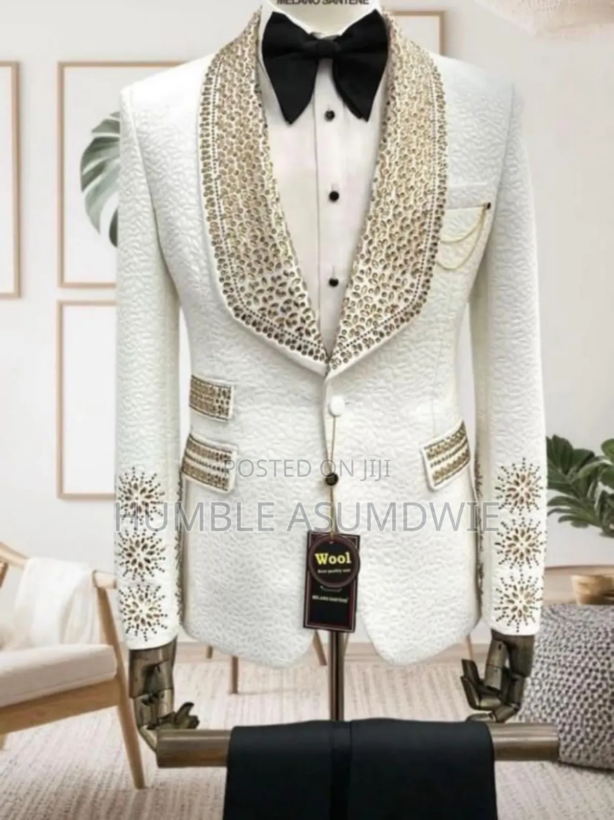 Stone Embellished Suits for Wedding and Dinner