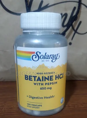 Solaray, High Potency Betaine Hcl With Pepsin(Gut)