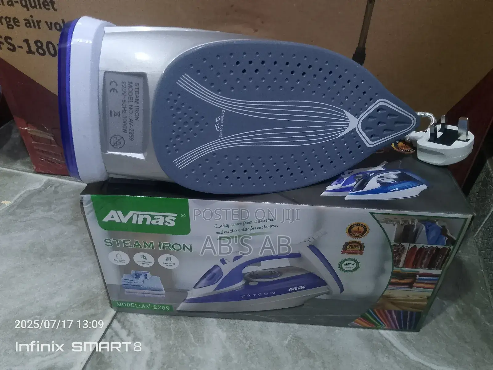 Avinas Steam Iron 3000w