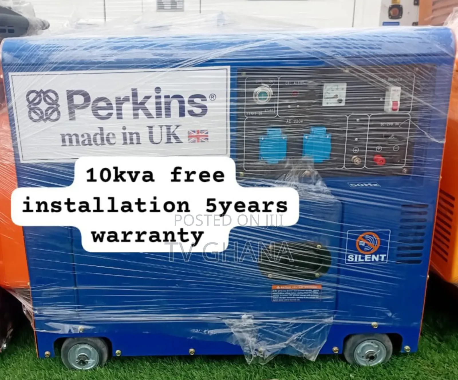 Power in Second Perkins 10kva 13000watts Diesel Generator