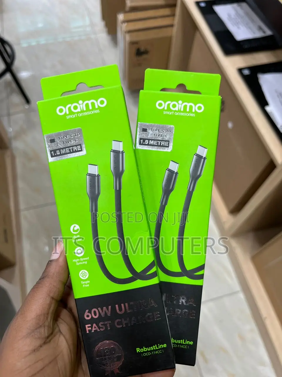 Oraimo Type C to Type C Cable (1.5m)