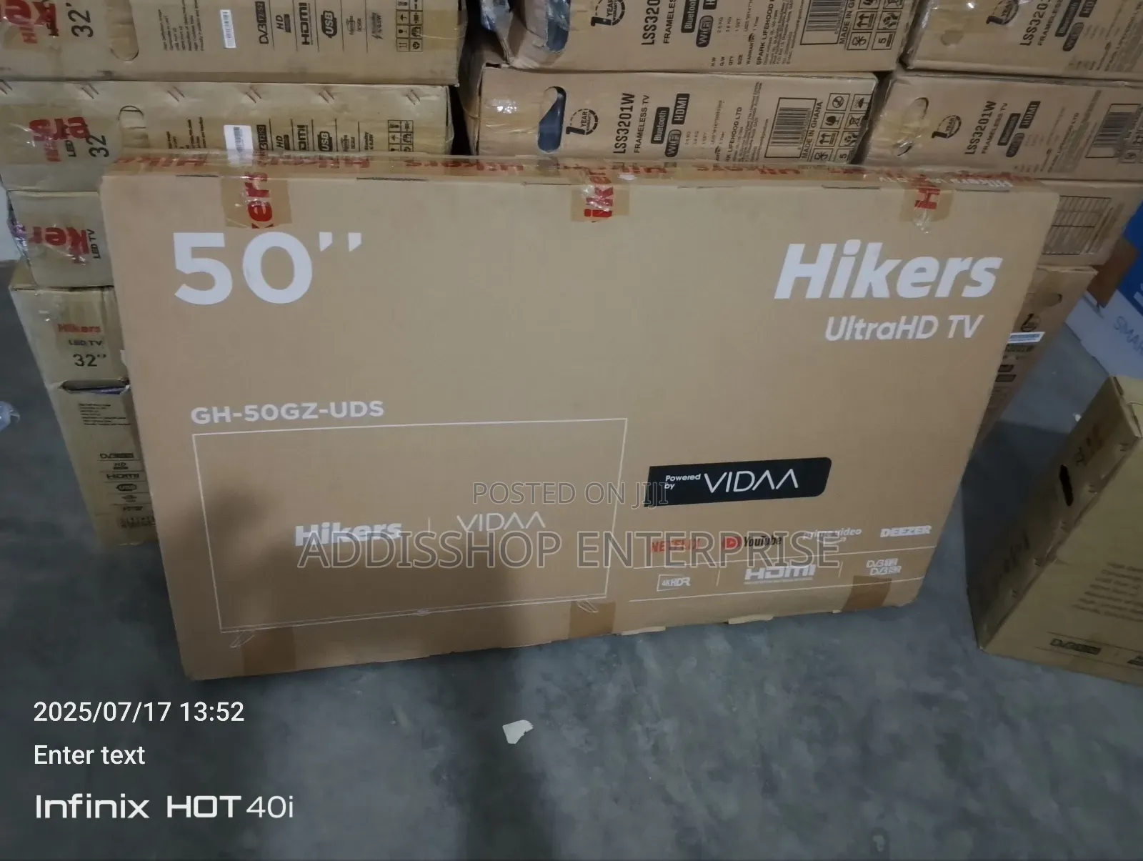 Latest Hikers Tv 50 Inches Smart
