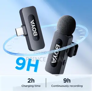 Boya by-V10 Microphone Wireless for iPhone 15/16, Android