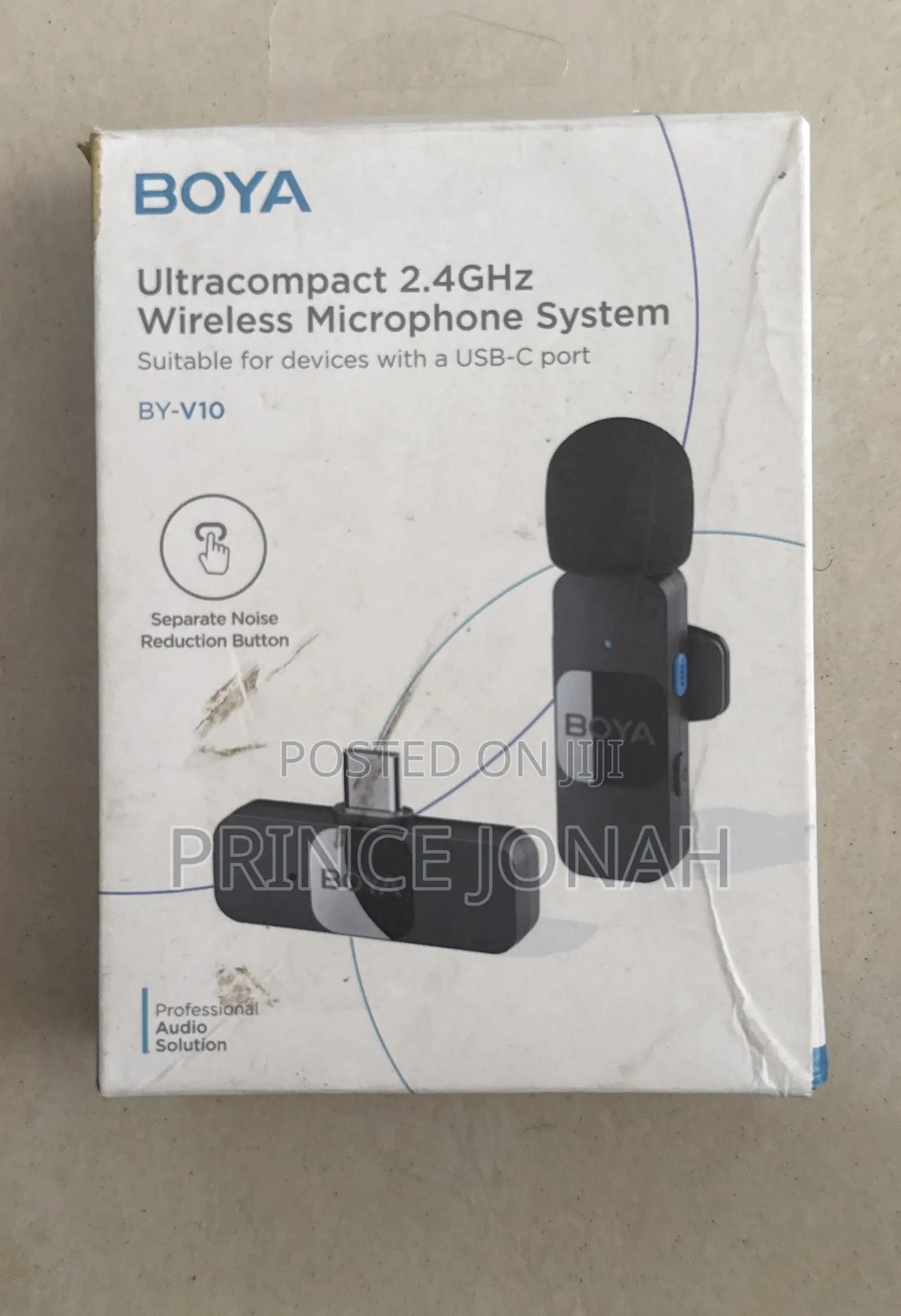 Boya by-V10 Microphone Wireless for iPhone 15/16, Android