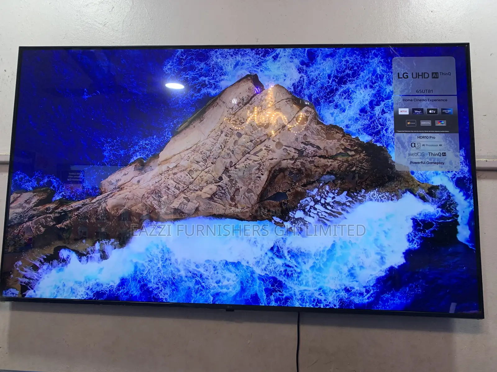Real Hdr10+ Uhd Smart 2024/25 Lg 65 Inches Satellite Tv