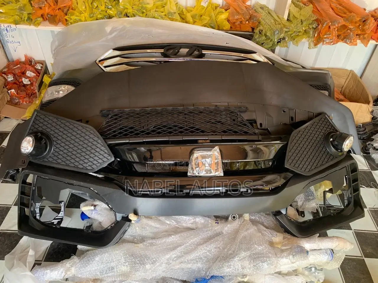 Civic 2018 Turbo Front Bumper Complete