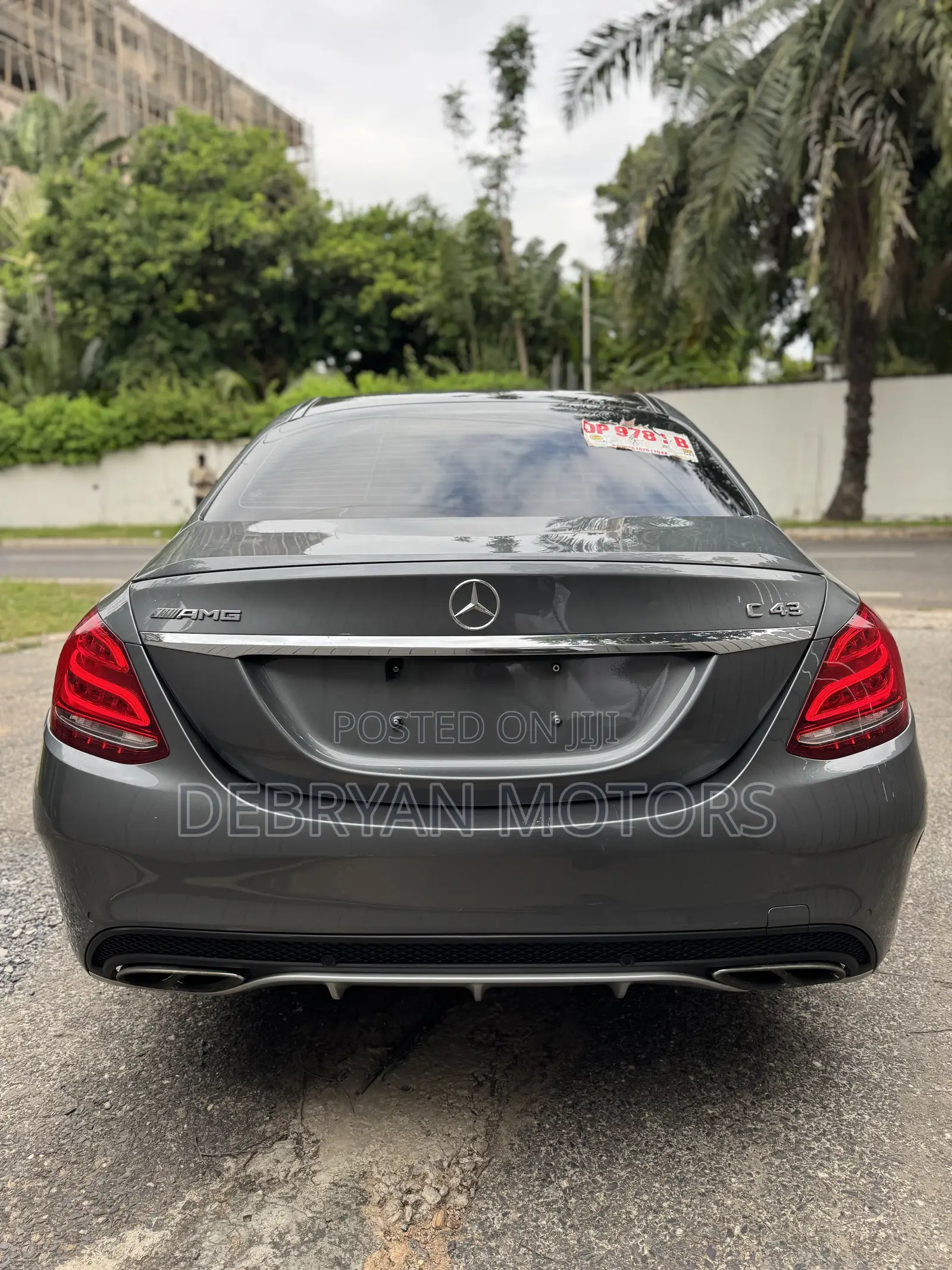 Mercedes-Benz C43 4Matic Sedan AWD (3.0L V6 9AM) 2017 Gray