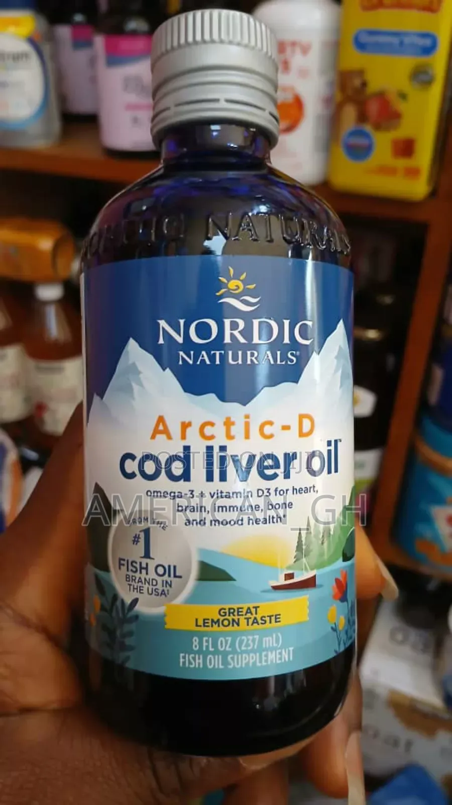 Nordic Naturals Artic-D Cold Liver Oil, 237ml