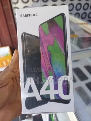 New Samsung Galaxy A40 64 GB Black