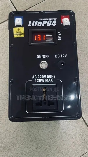 Solar /Electric Lithium Battery Portable Power Supply