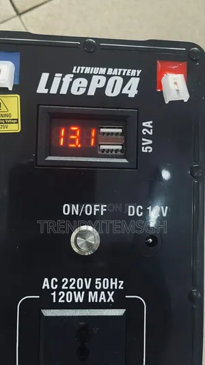 Solar /Electric Lithium Battery Portable Power Supply