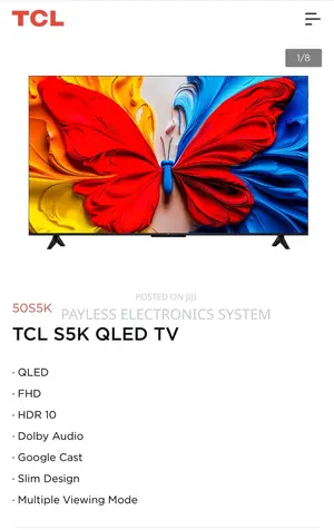 TCL S5k- Qled 50inch Google Tv