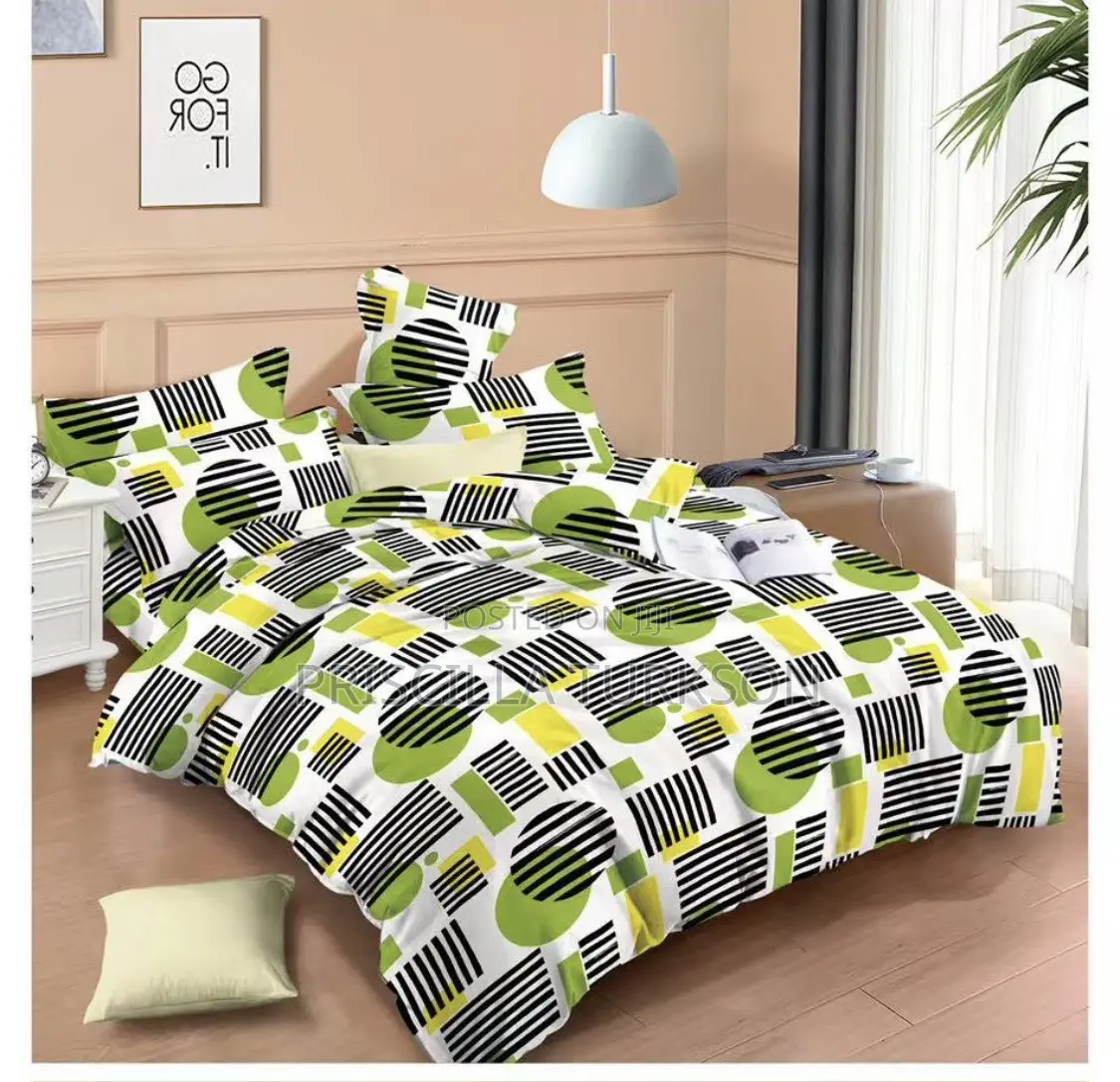 Green Cotton Bedsheet