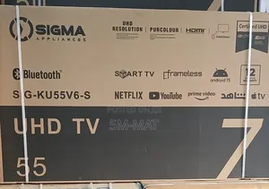 Uhd Resolution Sigma 55" Smart Android Digital Tv