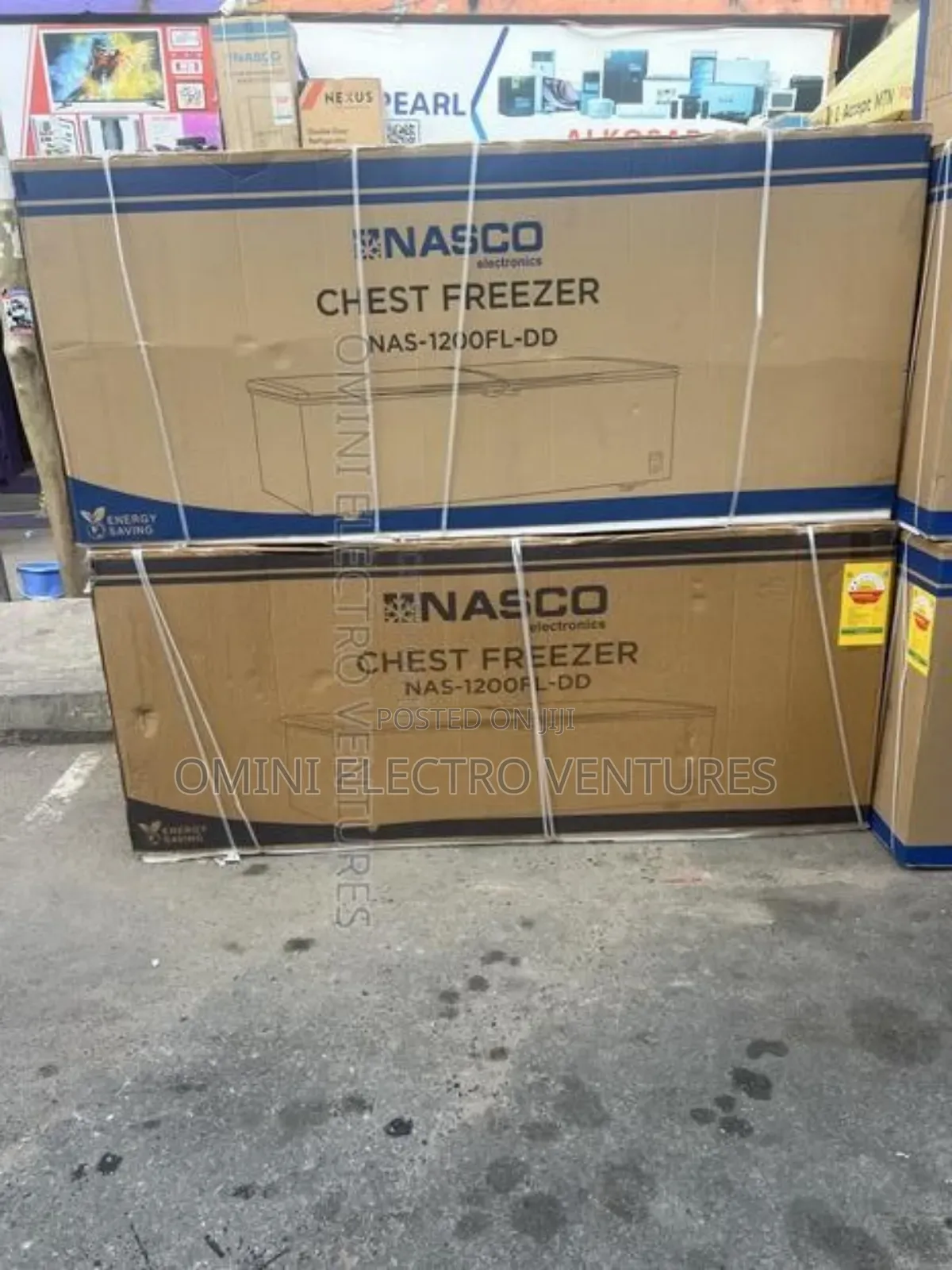 Nasco 800 Liters Double Door Chest Freezer