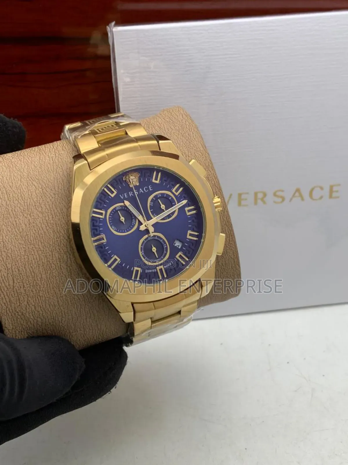 Versace Chronograph Chain Watch