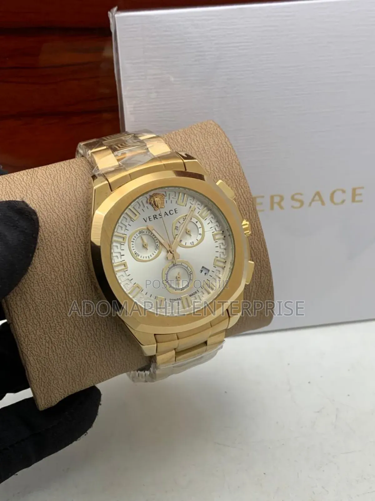 Versace Chronograph Chain Watch